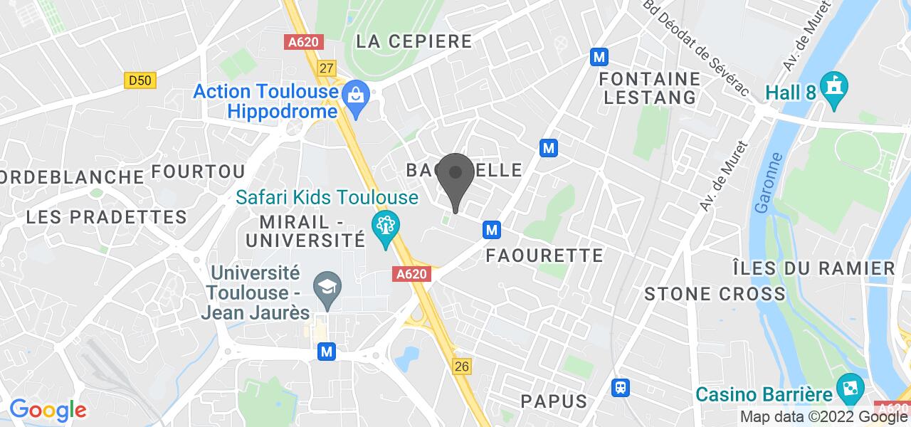 Plan d'accès — Pizza Toulouse Golden Food