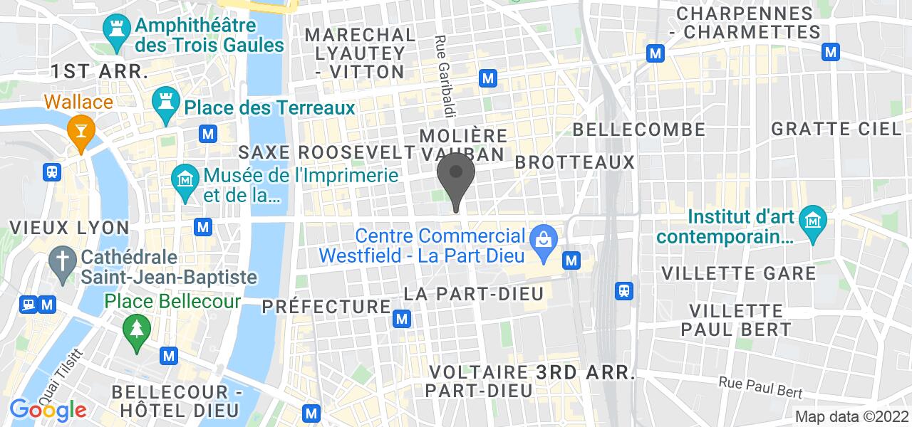 Plan d'accès — Matsuri Lyon Part-Dieu