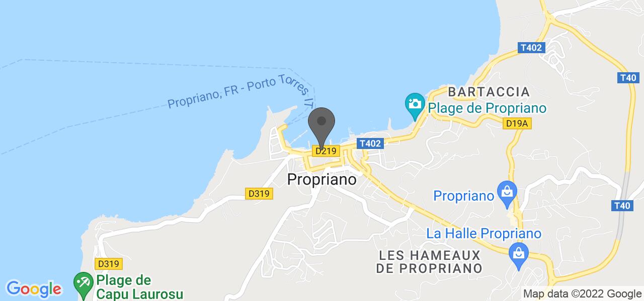 Plan d'accès — Dolcemare
