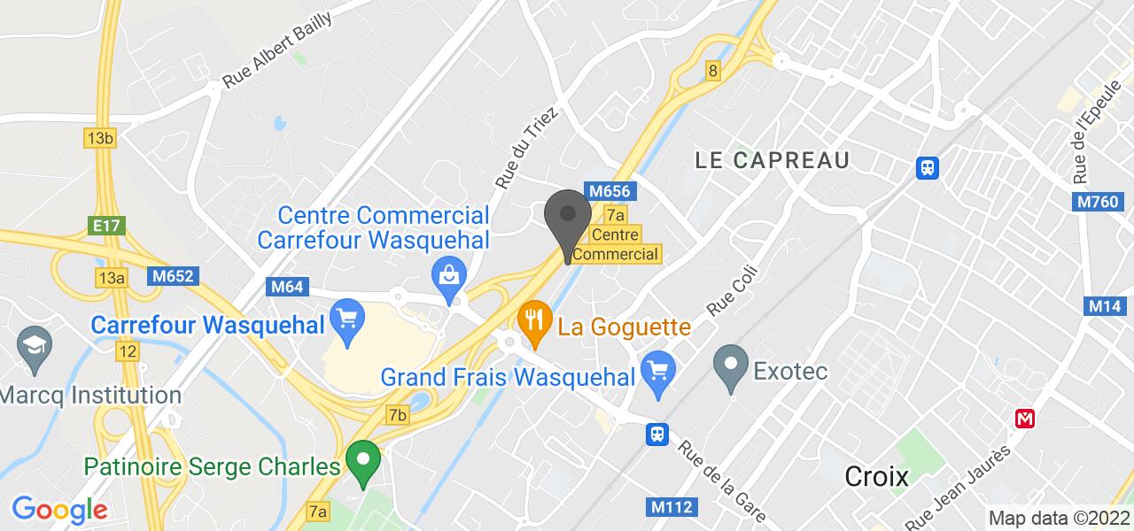 Plan d'accès — Léon de Bruxelles - Wasquehal