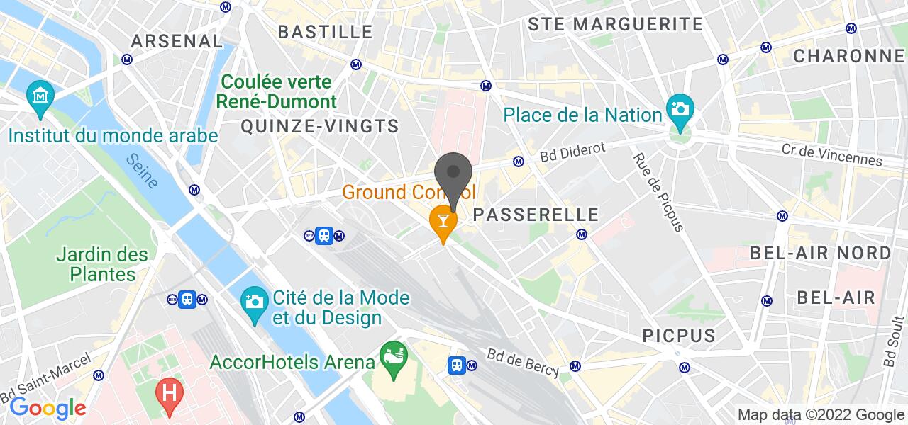 Plan d'accès — Mama Jackson Soul Food Gare de Lyon