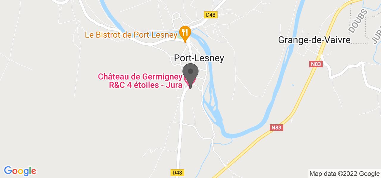 Plan d'accès — Château de Germigney