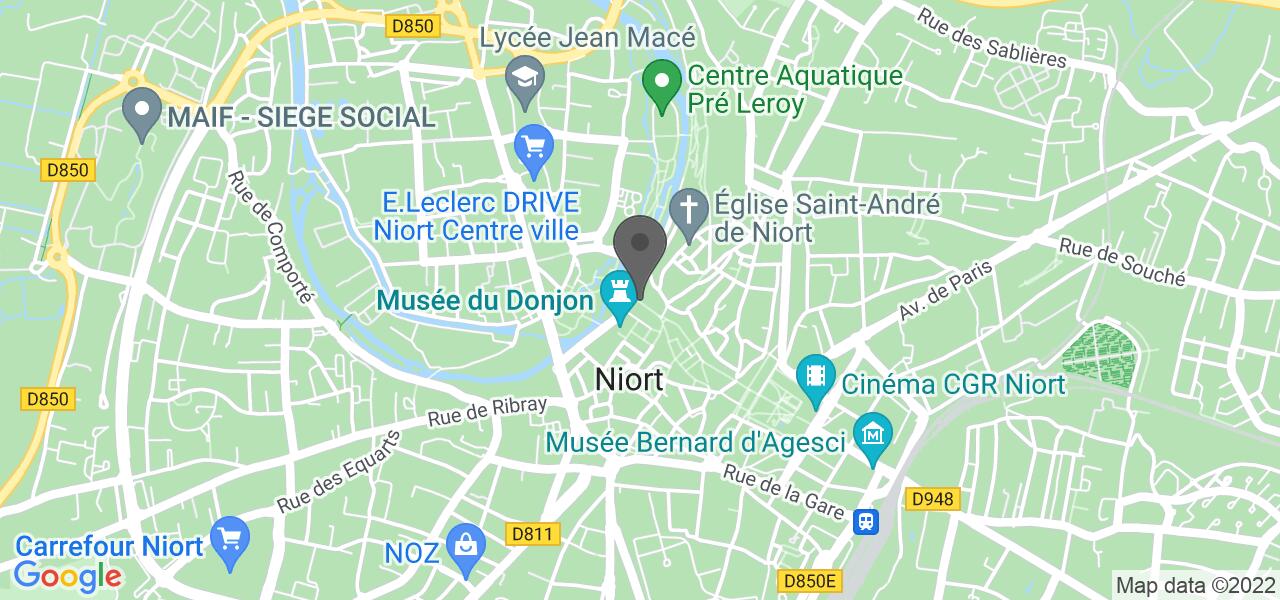Plan d'accès — Restaurant du Donjon