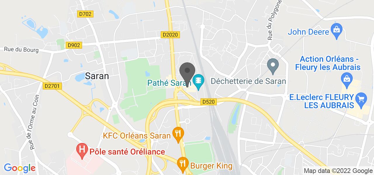 Plan d'accès — La Criée Saran