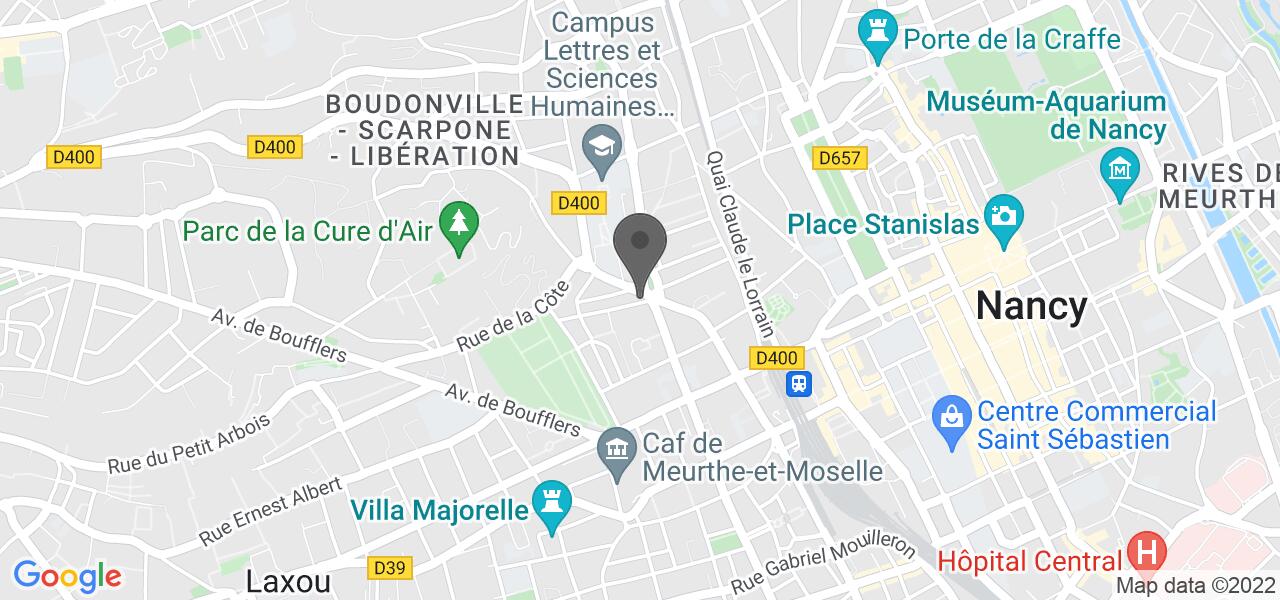 Plan d'accès — Le Verre Anis