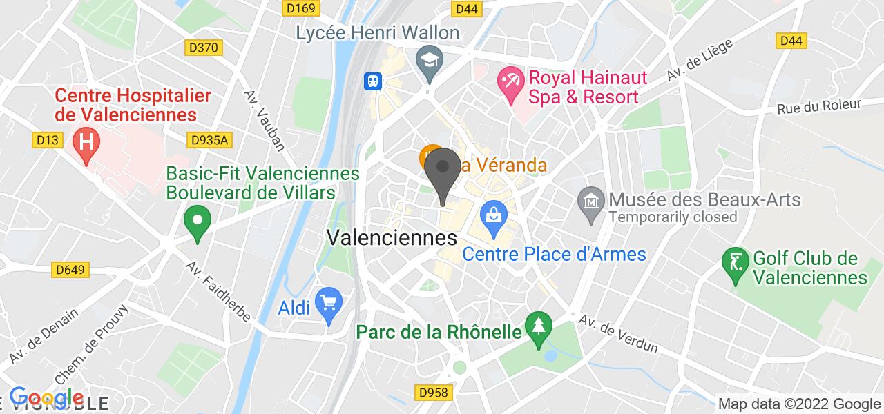 Plan d'accès — Carre Crokant Valenciennes