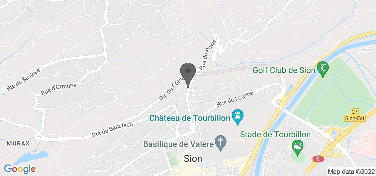 Mapa de acceso — La Sitterie