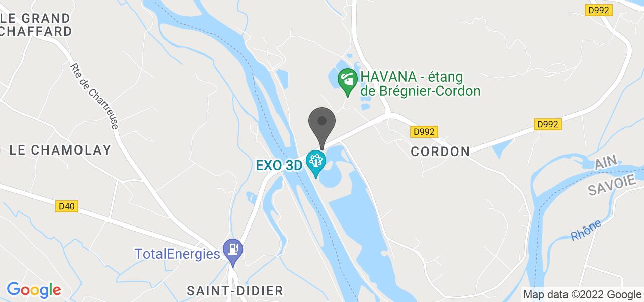 Plan d'accès — AUBERGE DES TROIS DÉPARTEMENTS