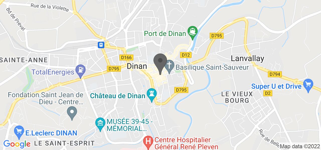 Plan d'accès — La Cour Saint-Sauveur