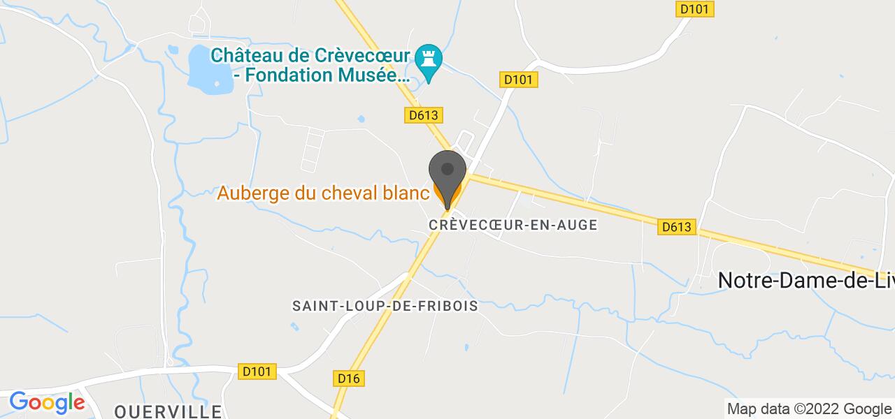 Plan d'accès — Auberge du cheval blanc