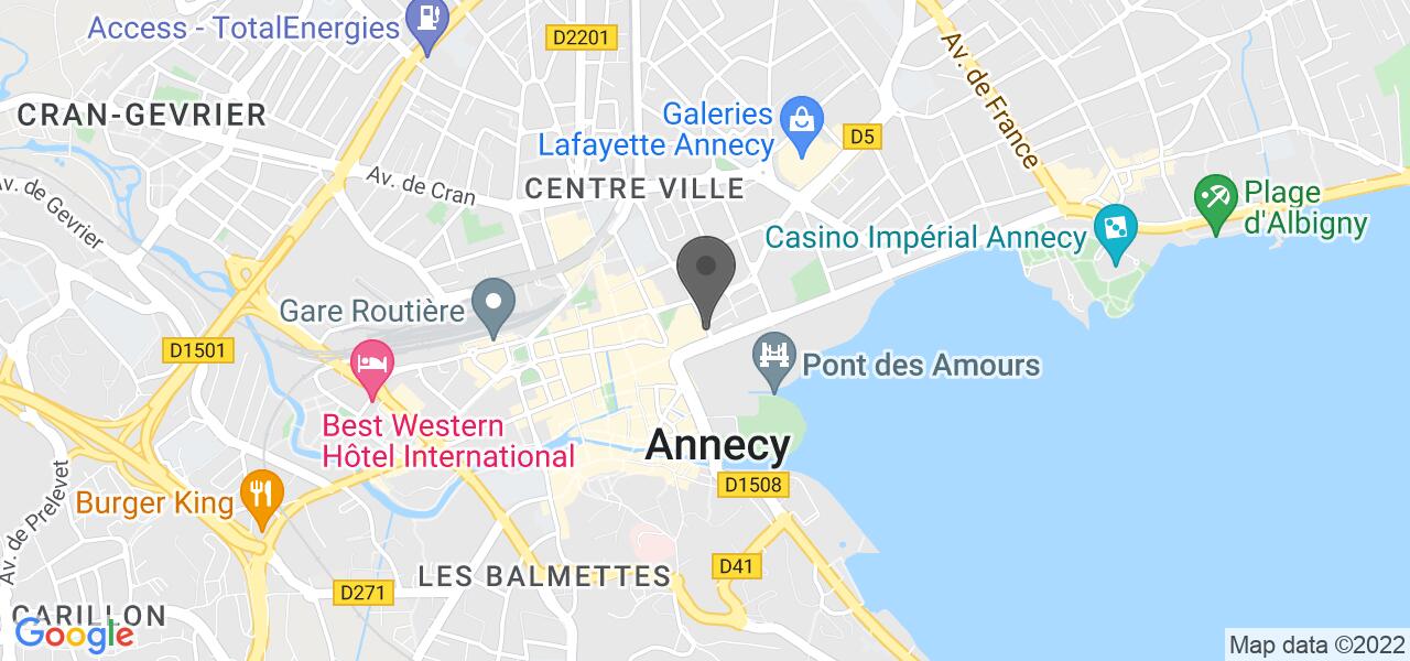 Mappa di accesso — Le Bon Lieu