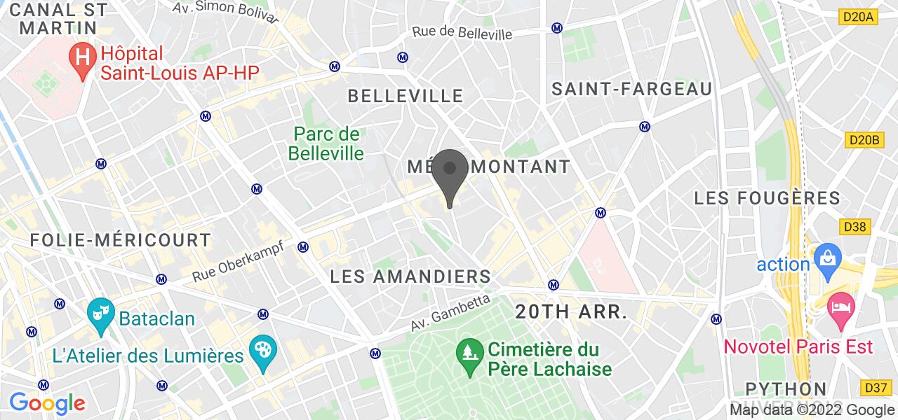 Plan d'accès — La Bellevilloise