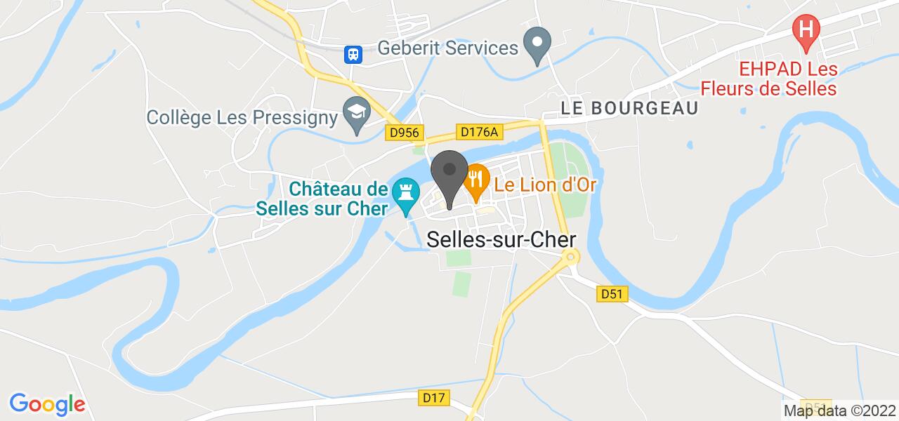 Routekaart — Le Grain de Selles