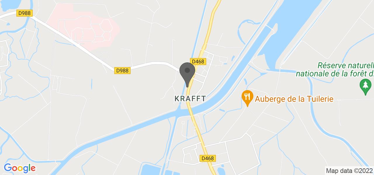 Plan d'accès — Flam's Erstein-Krafft