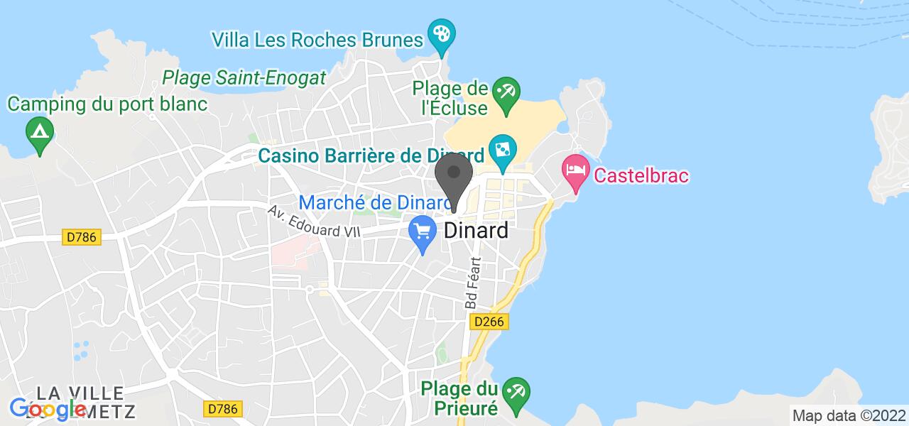 Plan d'accès — L'Abri des Flots