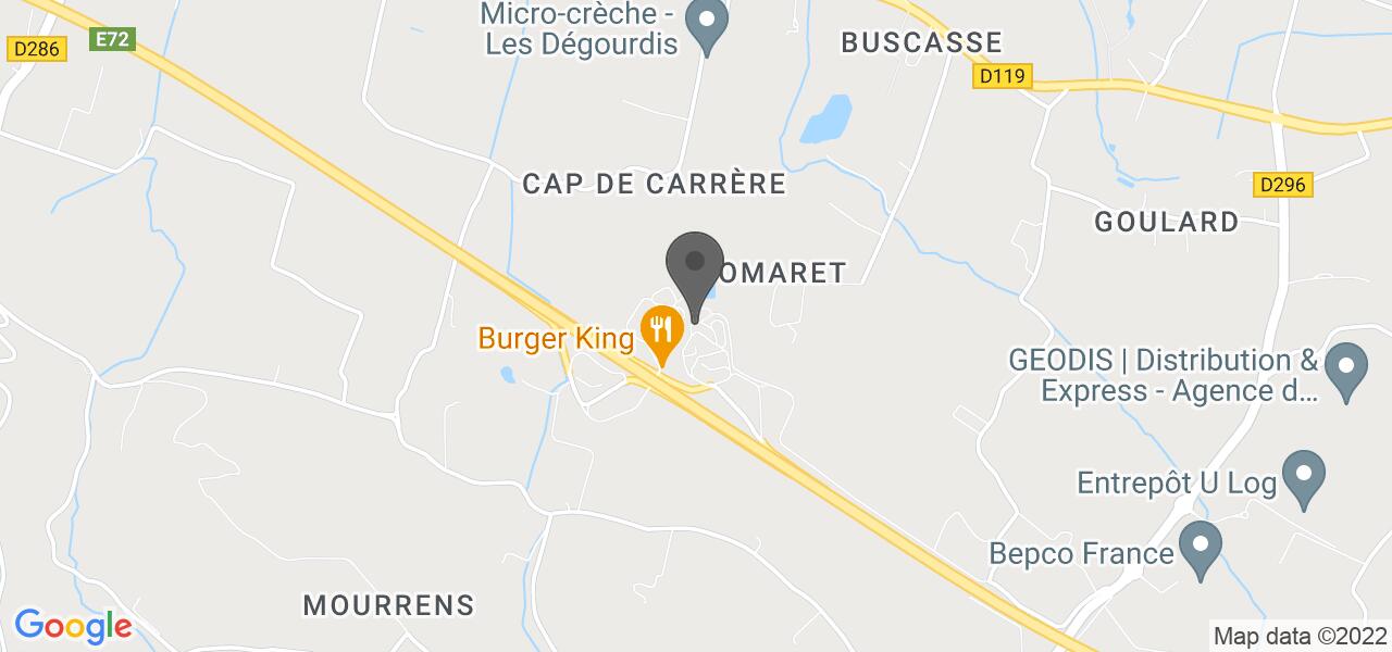 Plan d'accès — Aire d'Agen Porte d'Aquitaine - Autogrill