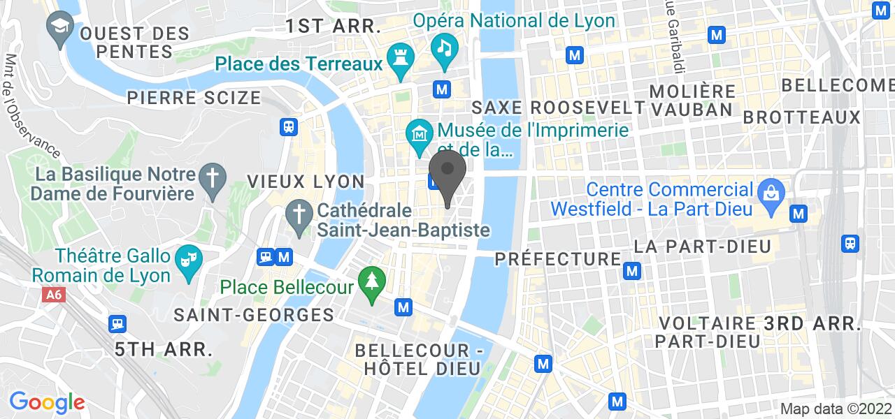 Plan d'accès — Les Cafetiers