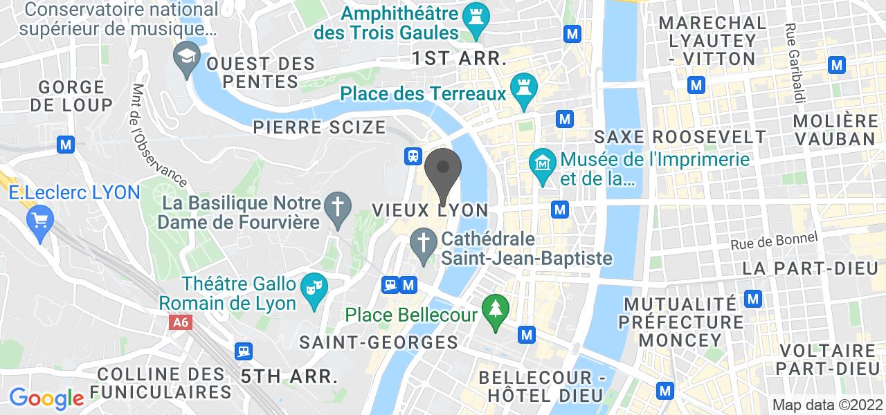 Mapa de acceso — Le Pique Assiette