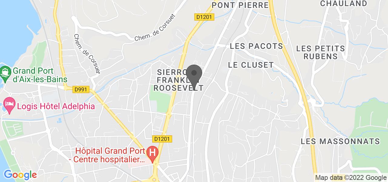 Access map — Auberge Saint-Simond