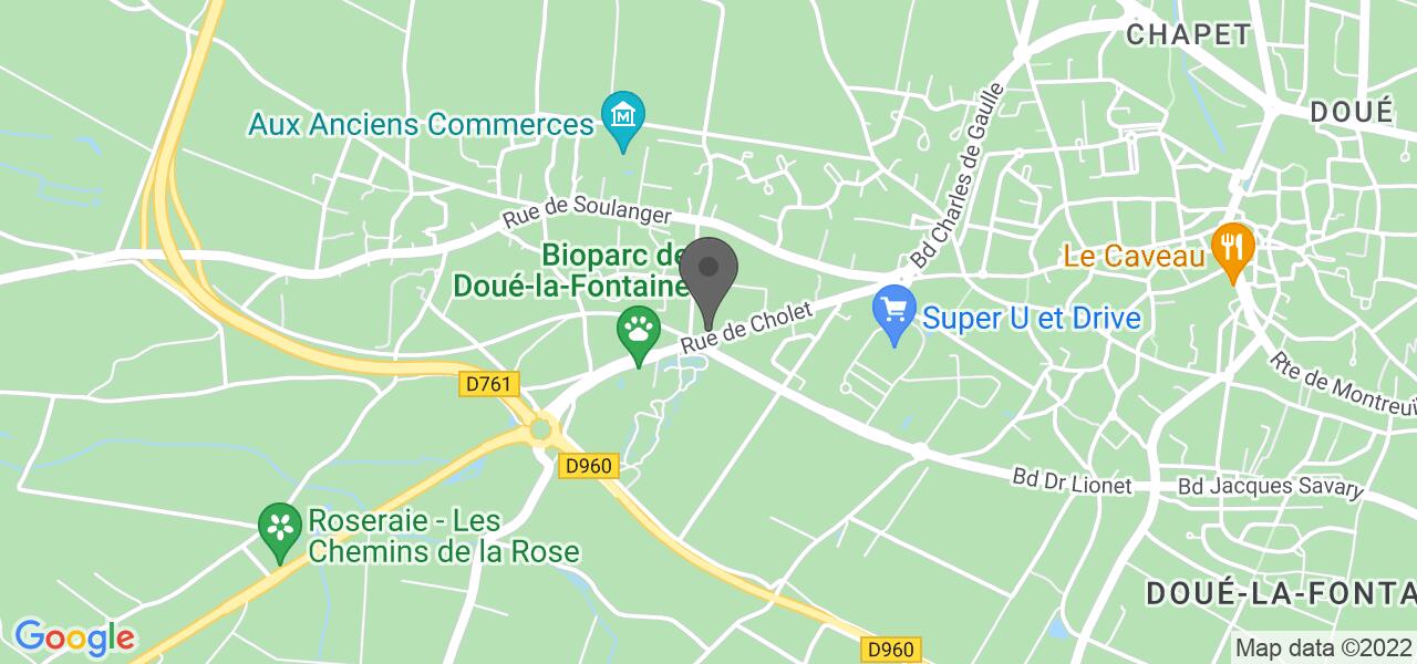 Plan d'accès — Auberge Bienvenue