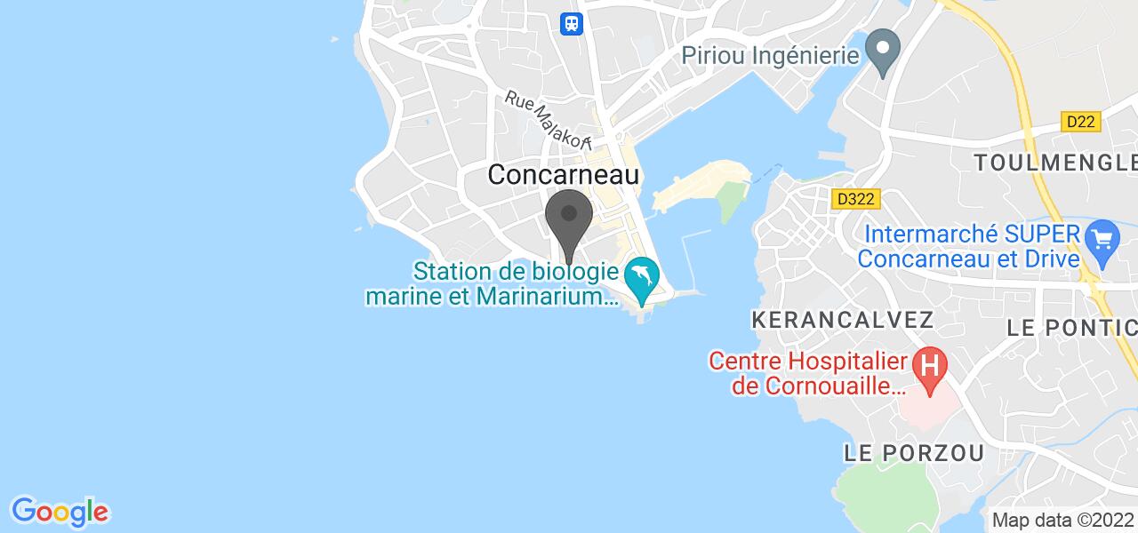 Plan d'accès — Crêperie Coté Mer
