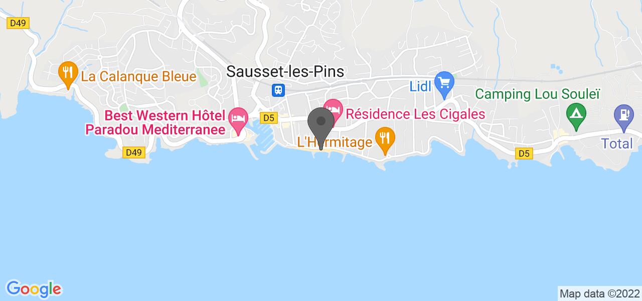 Plan d'accès — Le Cabanon