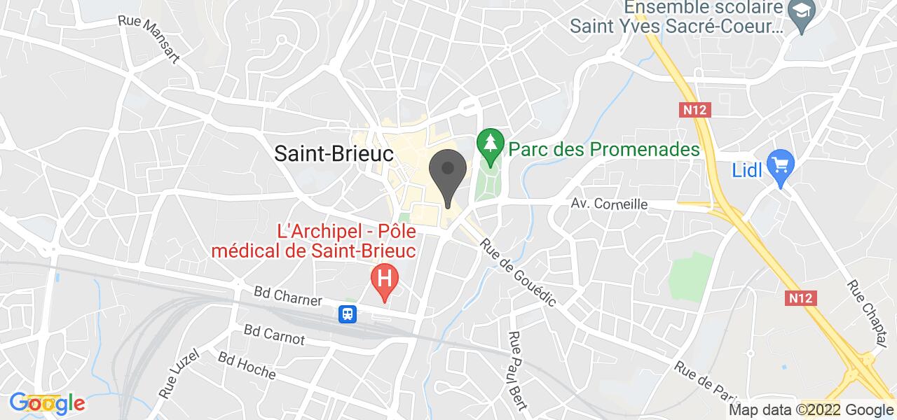Plan d'accès — Best Western Hotel Le Duguesclin