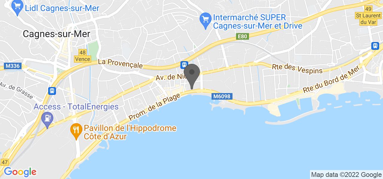 Anfahrtsplan — Le petit niçois bio