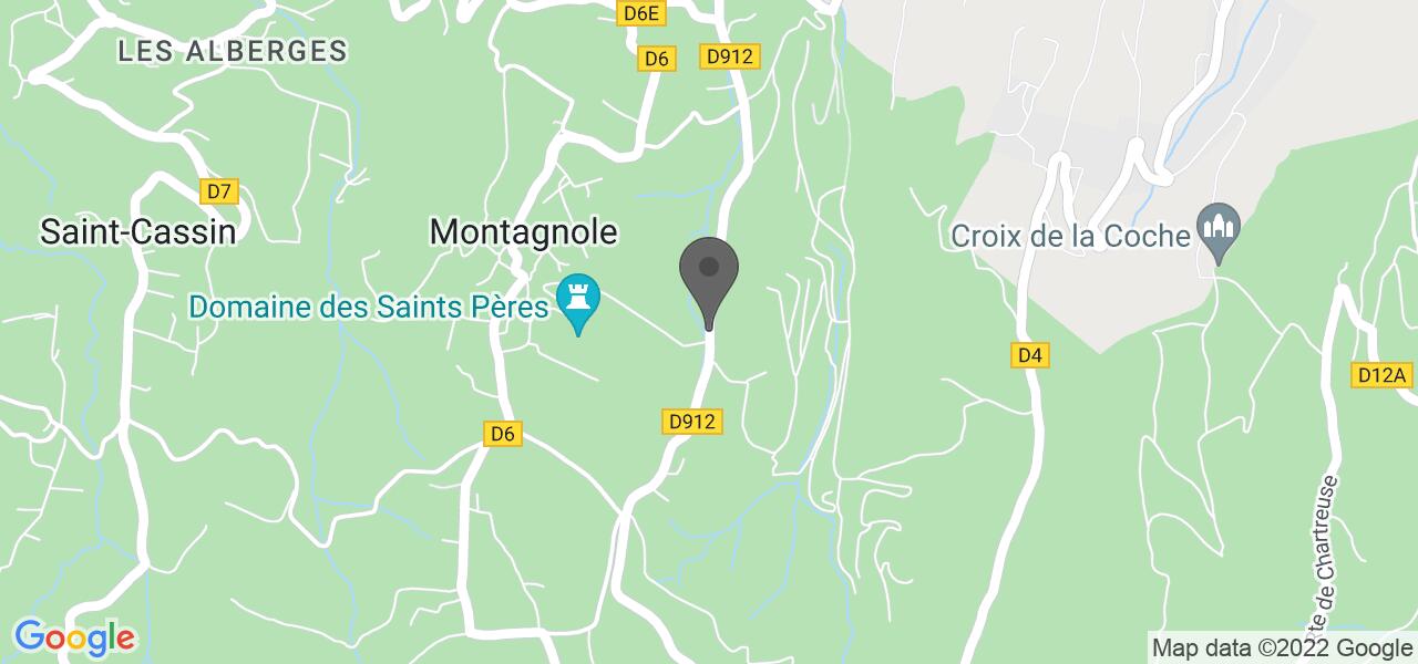 Access map — Domaine des Saints Pères