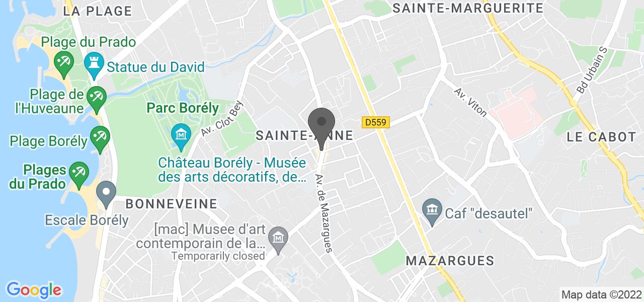 Plan d'accès — La Civette Ste Anne