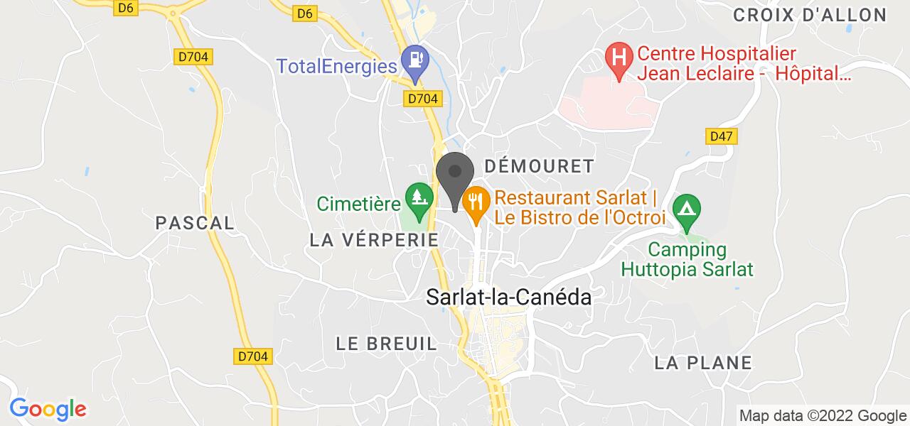 Plan d'accès — Crêperie - Les Tulipes