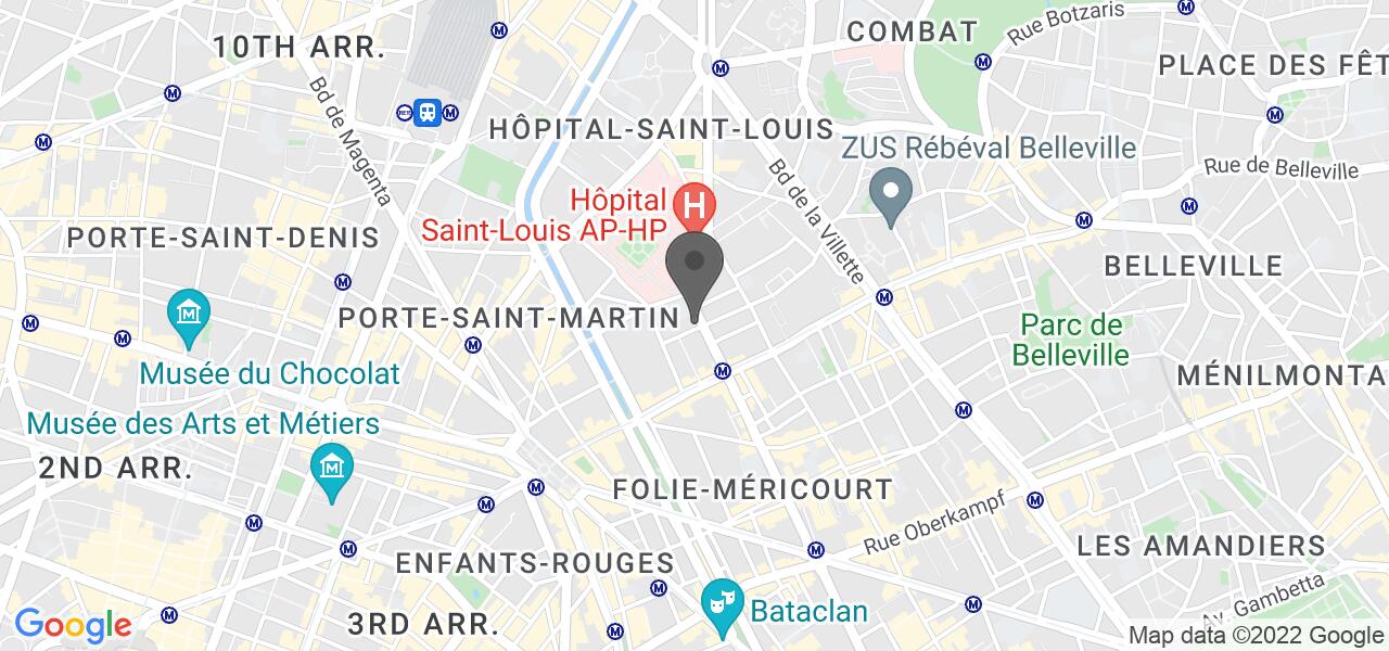 Access map — O'Regal Parmentier 