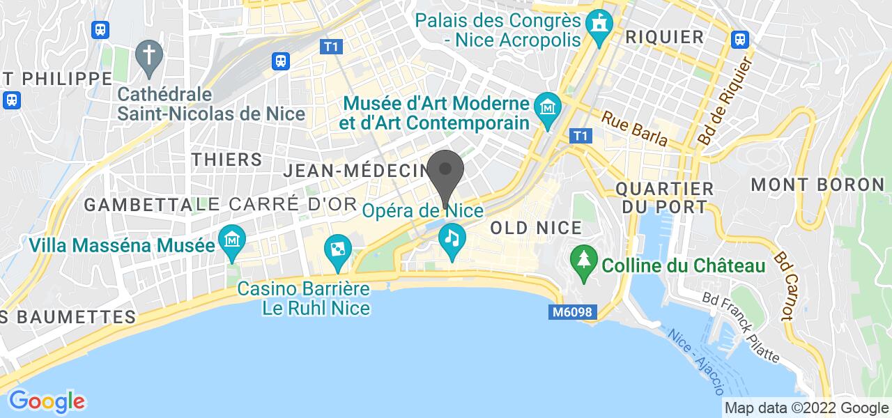 Anfahrtsplan — L'Horloge (Hôtel Aston La Scala)