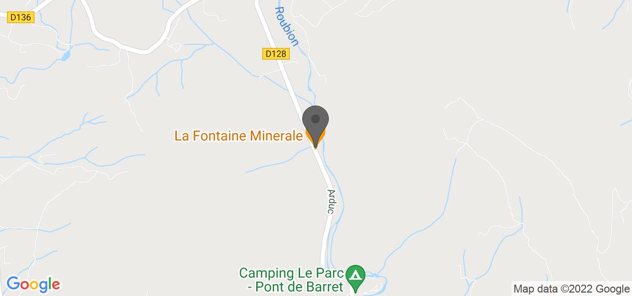 Plan d'accès — La Fontaine Minérale