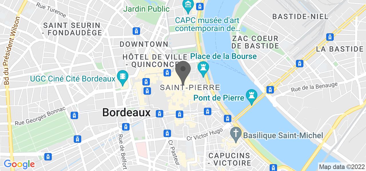 Anfahrtsplan — Le Parlement des Graves