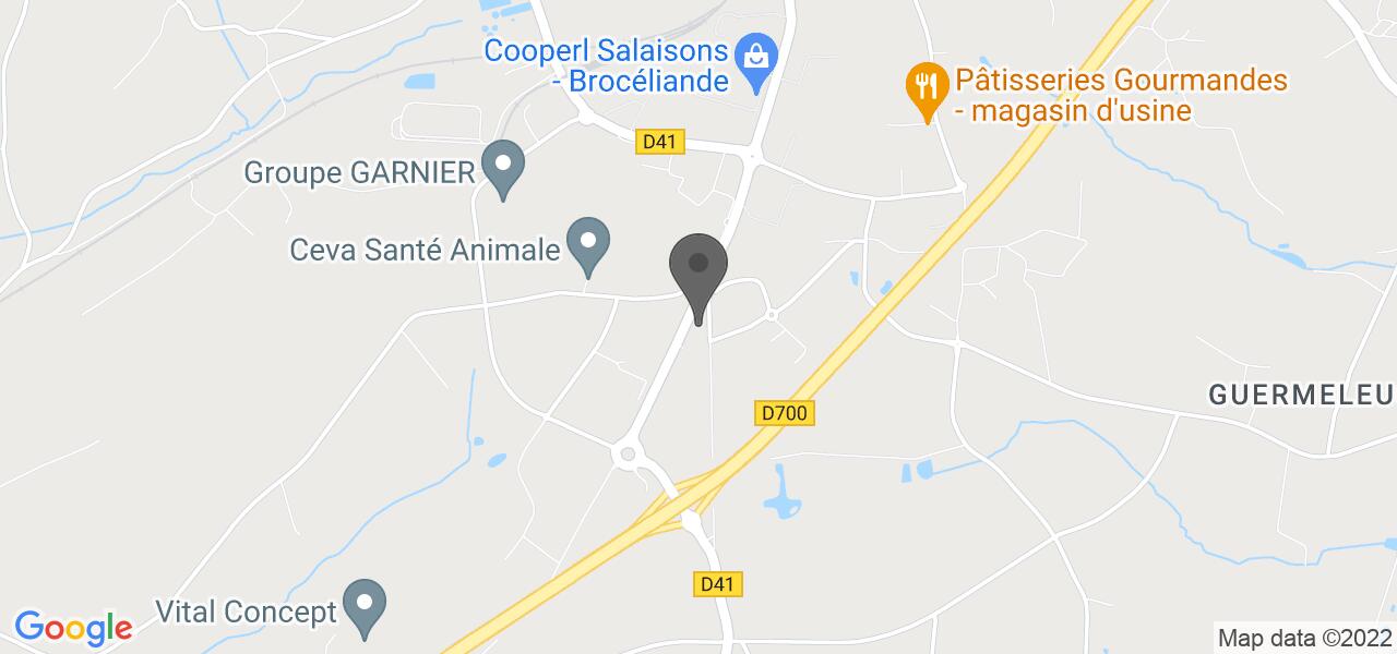 Plan d'accès — Le Marignan