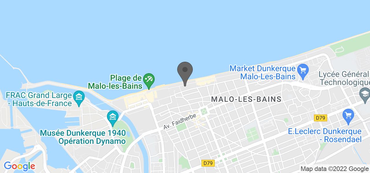 Mappa di accesso — Le Bistrot de la Plage