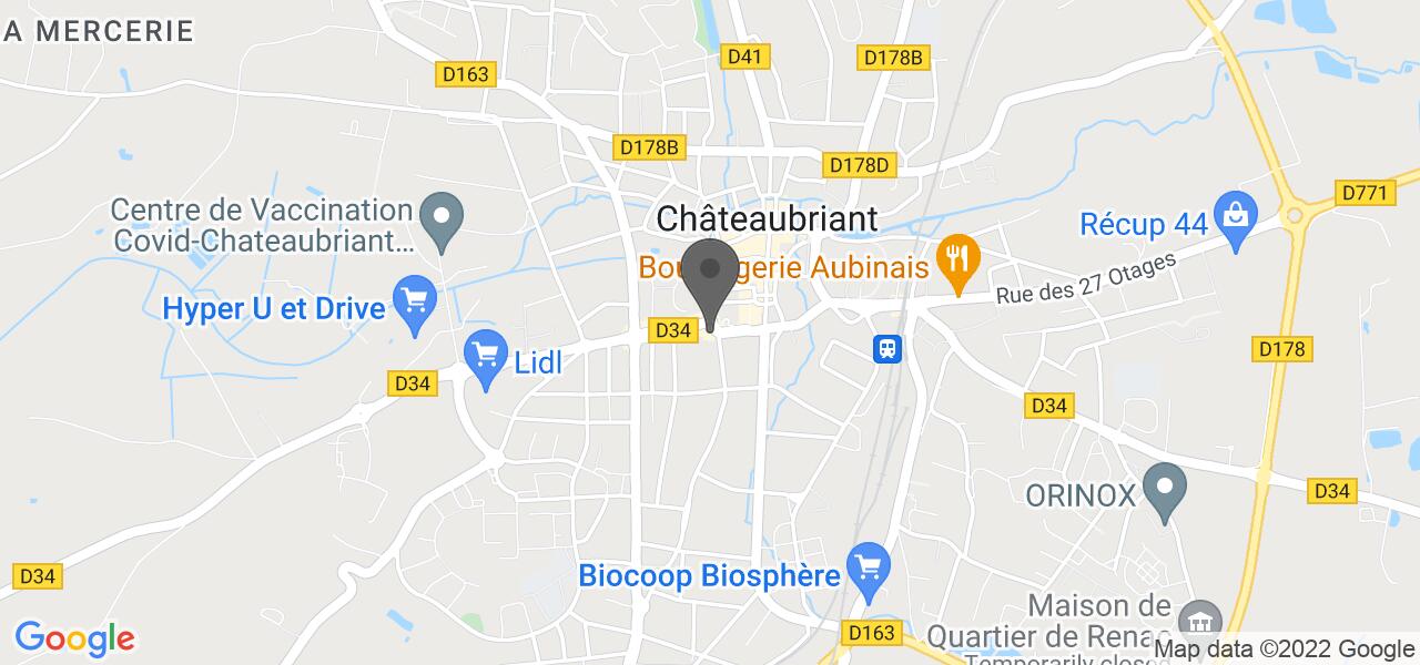 Plan d'accès — L'auberge bretonne