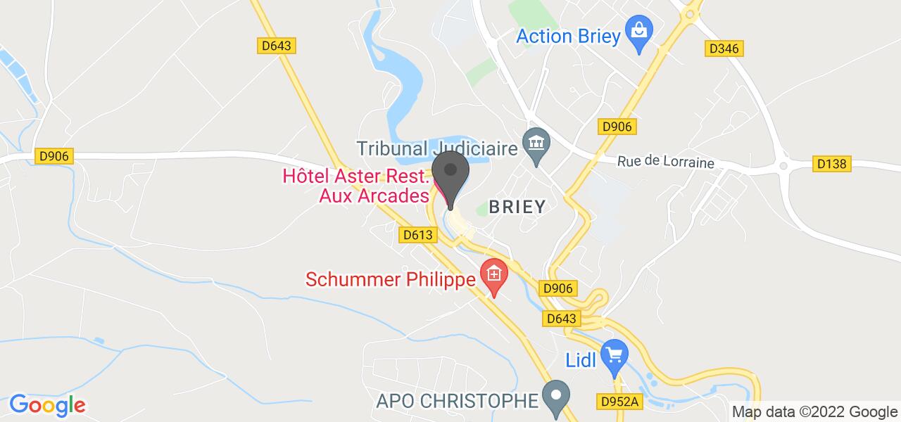 Plan d'accès — Aux Arcades