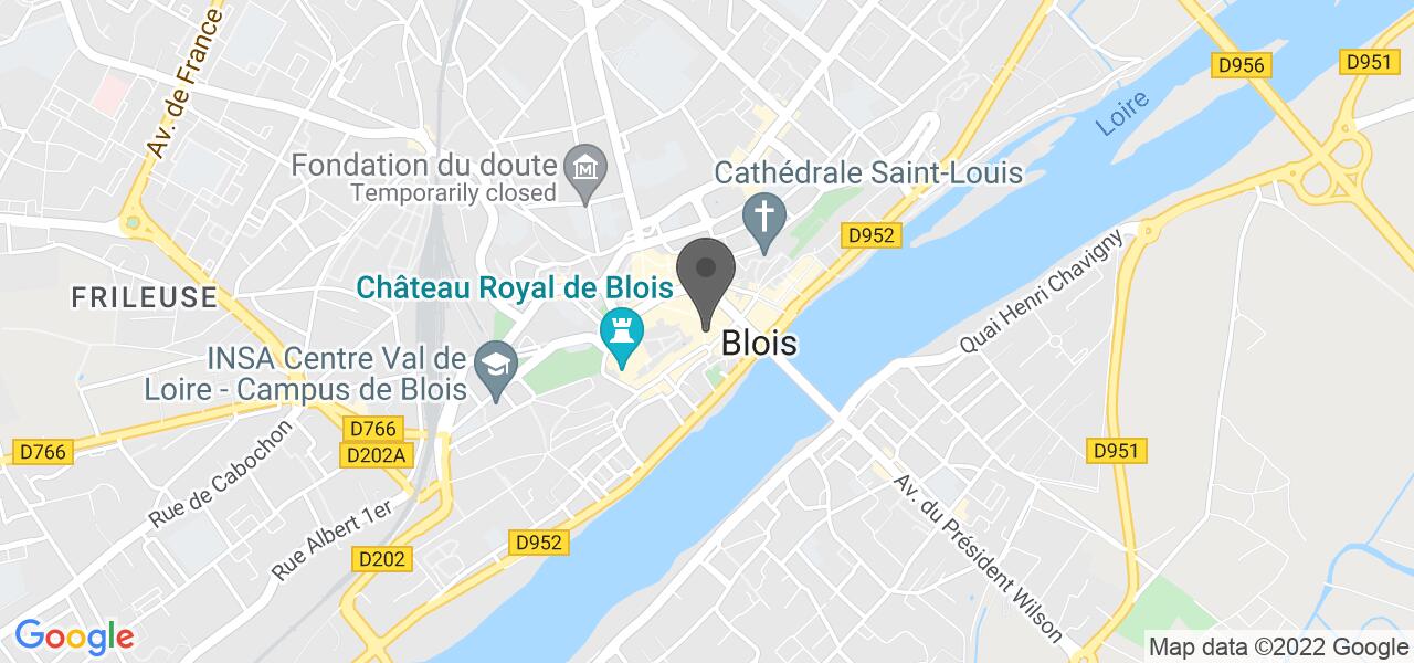 Plan d'accès — Mamie Bigoude Blois