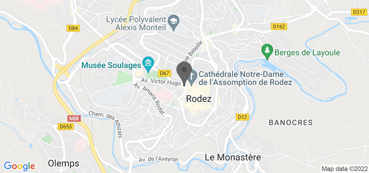 Plan d'accès — Le coq de la place