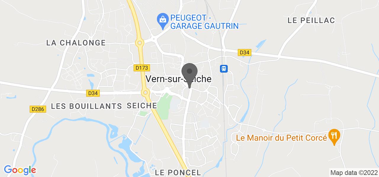 Mapa de acesso — Les Tontons Barbac'