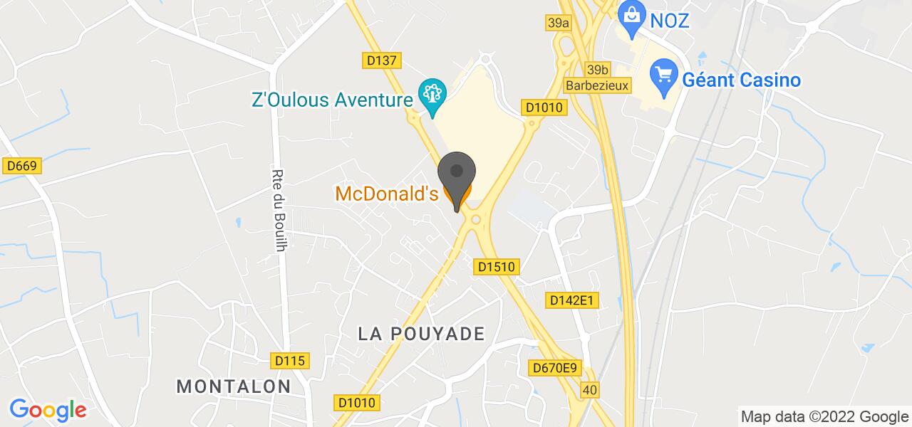 Plan d'accès — McDonald's