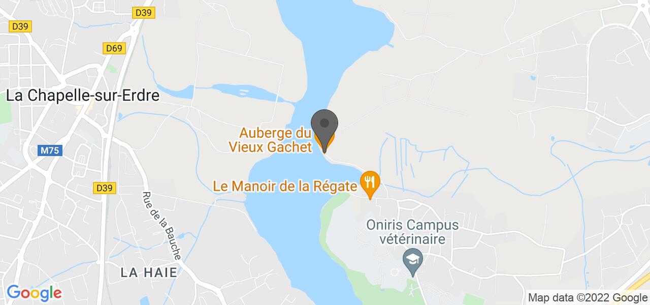 Plan d'accès — Le vieux gachet