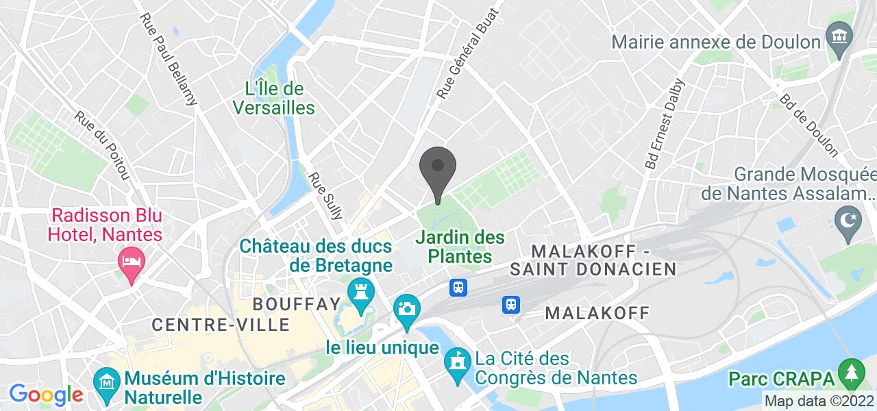 Plan d'accès — Café de l'Orangerie