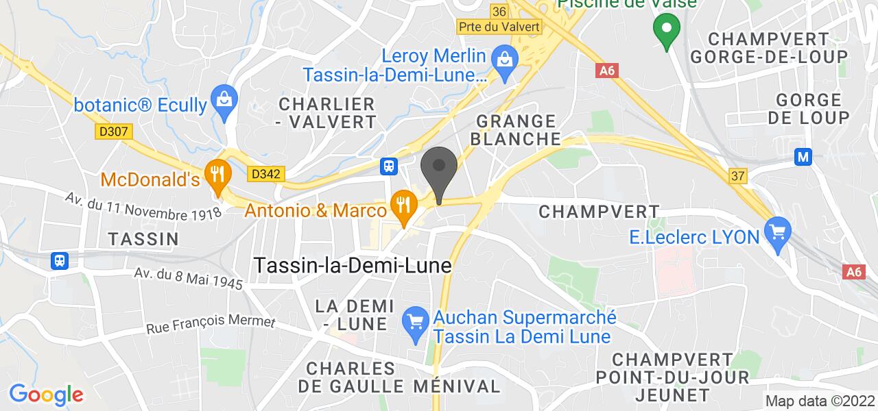 Plan d'accès — La Cambuse à Arlette