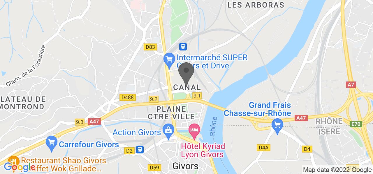 Mapa de acceso — Bar du port
