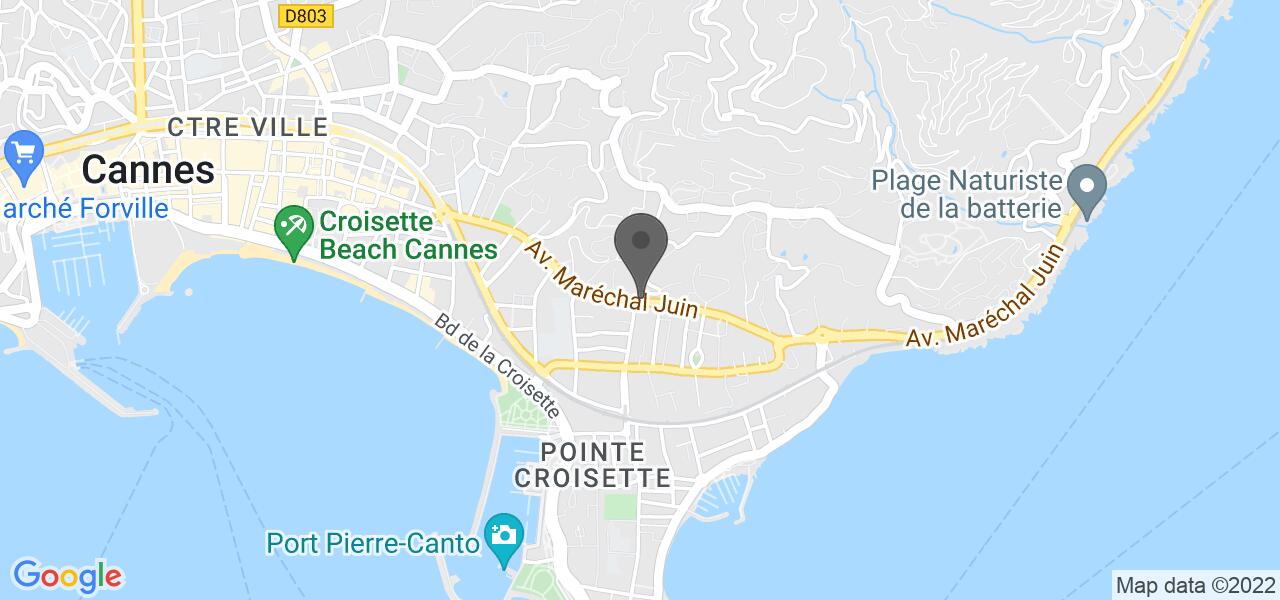 Mapa de acesso — Le Californie