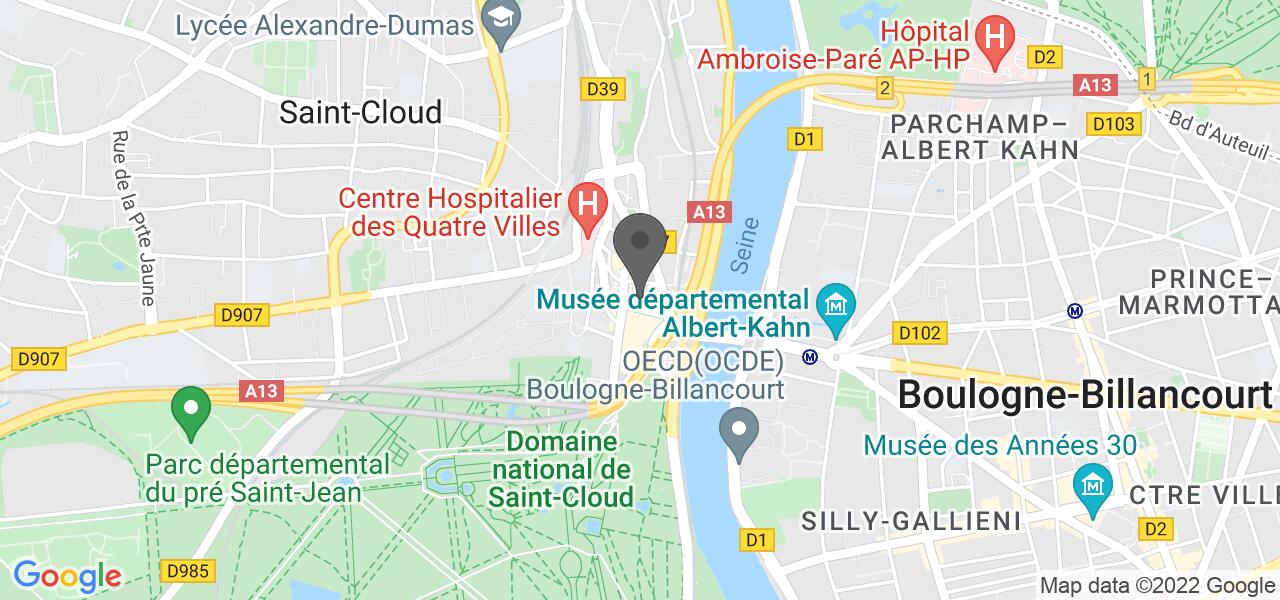 Plan d'accès — Le 33