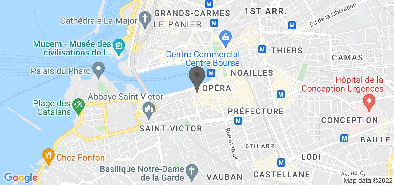 Plan d'accès — Le Comptoir de César
